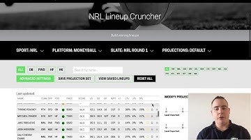 Lineup Cruncher How-To: Lock & Exclude Players