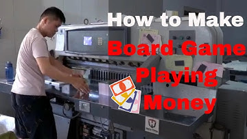 How to Make Board Game Playing Money - Hero Time Manufacturing