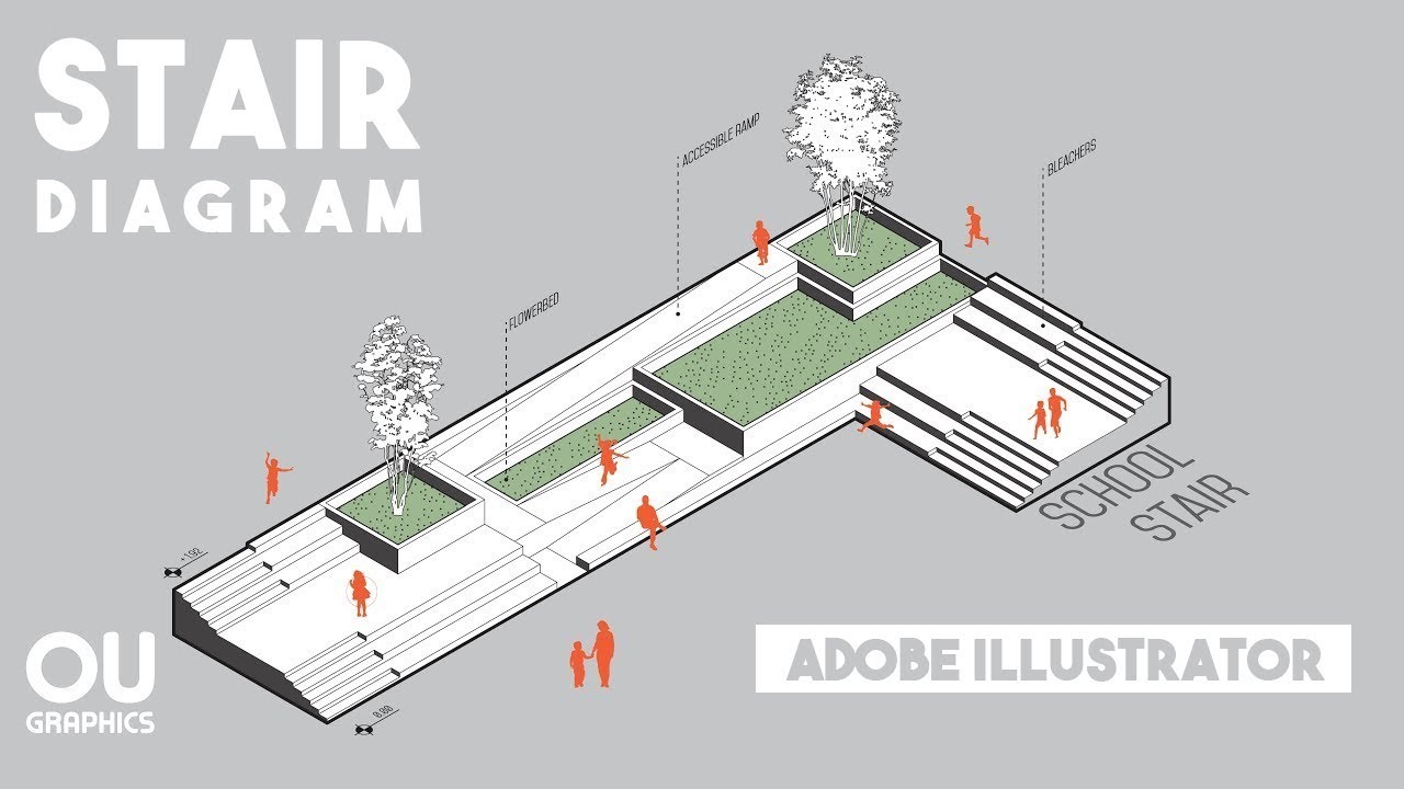 Axonometric Diagram in Adobe Illustrator - YouTube