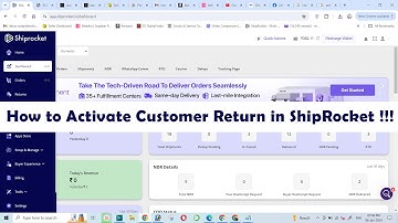 How to Activate Customer Returns in ShipRocket: Step-by-Step Guide !!!