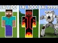 ⚠️ 🔥 MUTANT HEROBRİNE SEVİYELERİ! - Minecraft 🔥  ⚠️