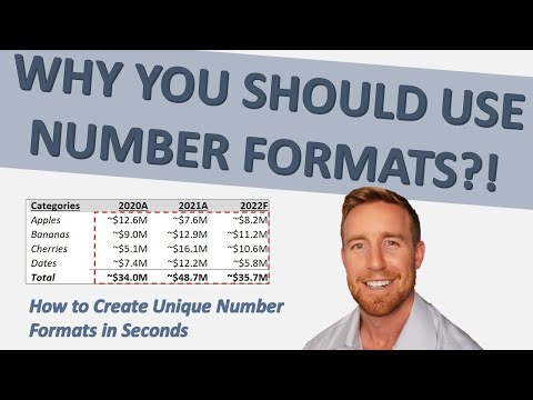 Manipulate Numbers in Excel (Why you NEED TO KNOW CUSTOM NUMBER FORMATS!)