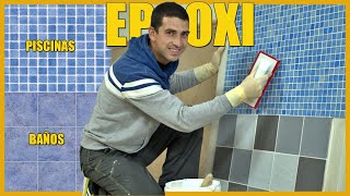 Como REJUNTAR GRESITE o AZULEJOS con mortero EPOXI  ACABADO DEFINITIVO |