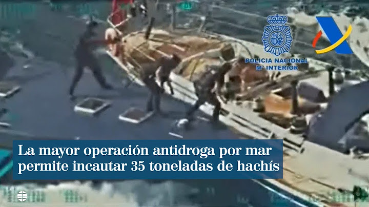 Seis veleros intervenidos en la mayor operación antidroga marítima de la historia