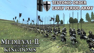 Teutonic Order Early Period Army Compositions | Custom Battle | Medieval 2 Total War Mobile