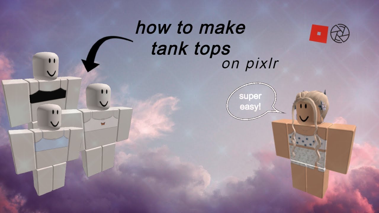 How To Make Tank Tops On Roblox Super Easy Youtube - teddy bear shirt template roblox