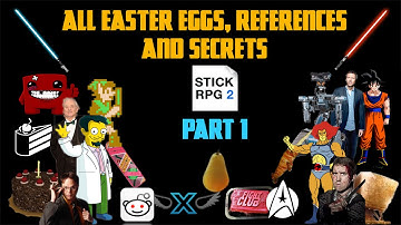 Stick RPG 2 - All Easter Eggs, References, and Secrets [Part 1]