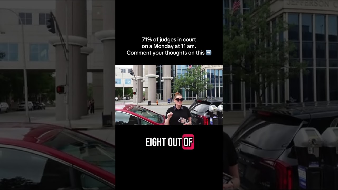 71% of #judges in #courtrooms in #louisville on a Monday at 11 am