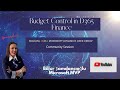 Budget control configuration and system demo in microsoft dynamics 365 finance