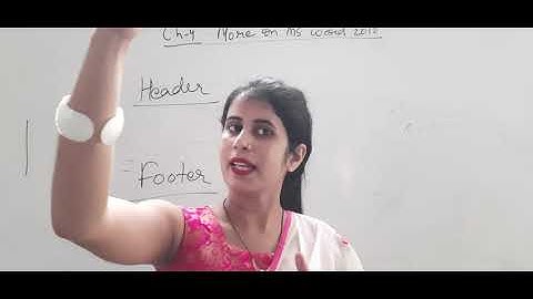 Class VI, Chapter 4- More on Ms word 2010