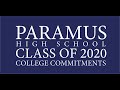 Paramus High School College Decision Day 2020