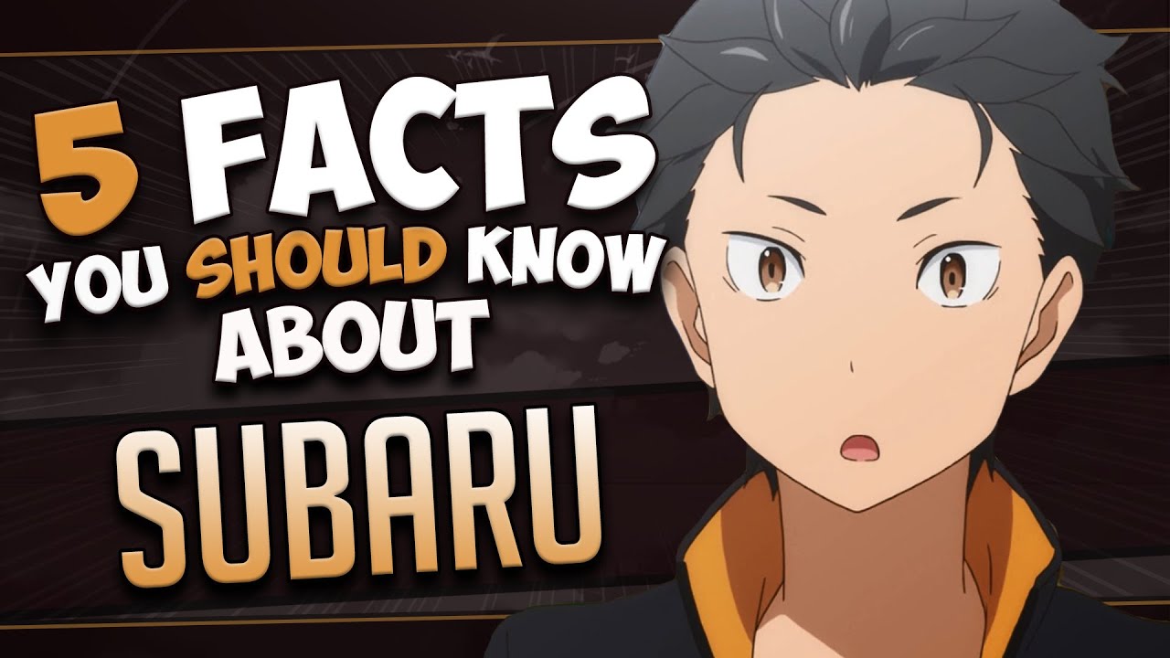 SUBARU NATSUKI FACTS - RE:ZERO 