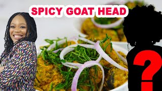 HEAR ME! THIS SPICY AFRICAN GOAT HEAD (ISI EWU) IS SO FINGER LICKING GOOD.