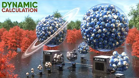 How many Planets can Fit inside each Sol System Planets | 3D