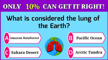 Only 10% can get right these 15 questions! General knowledge | Quiz | Trivia Challenge