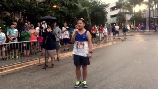 Jim Diego - &quot;Star Spangled Banner&quot; at the 2016 Key West Half Marathon