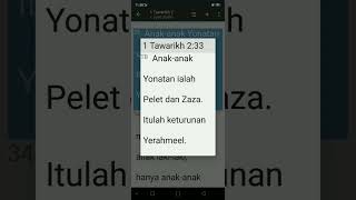 KITAB SUCI 1 TAWARIKH 2:1-55(TB)
