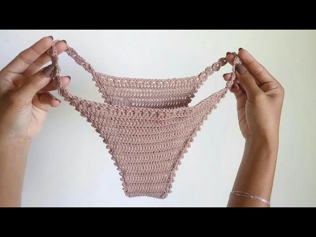 Crochet Thong Pattern, Crochet Bikini Pattern, Easy Crochet Bikini