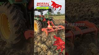 Chisel Plough working #chiselplough #johndeere5045d4wd #trichydistrict #cultivator #lalgudi