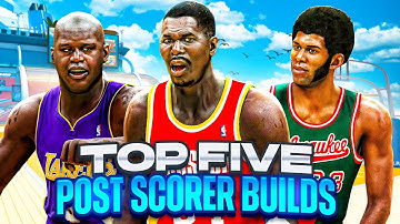 TOP 5: POST SCORER BUILDS ON NBA 2K22! BEST CENTER BUILDS ON NBA 2K22!