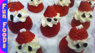 How to Make Strawberry Santas