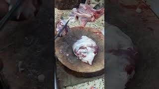Bangladeshi Goats Market Live | Amazing Huge Goats Cutting Skills || shorts