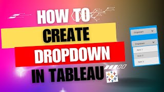 Tableau Overview- How to create drop down filter | Tableau tutorial for Beginners