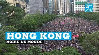 Hong Kong : le plus grand rassemblement pro-démocratie en 10 semaines