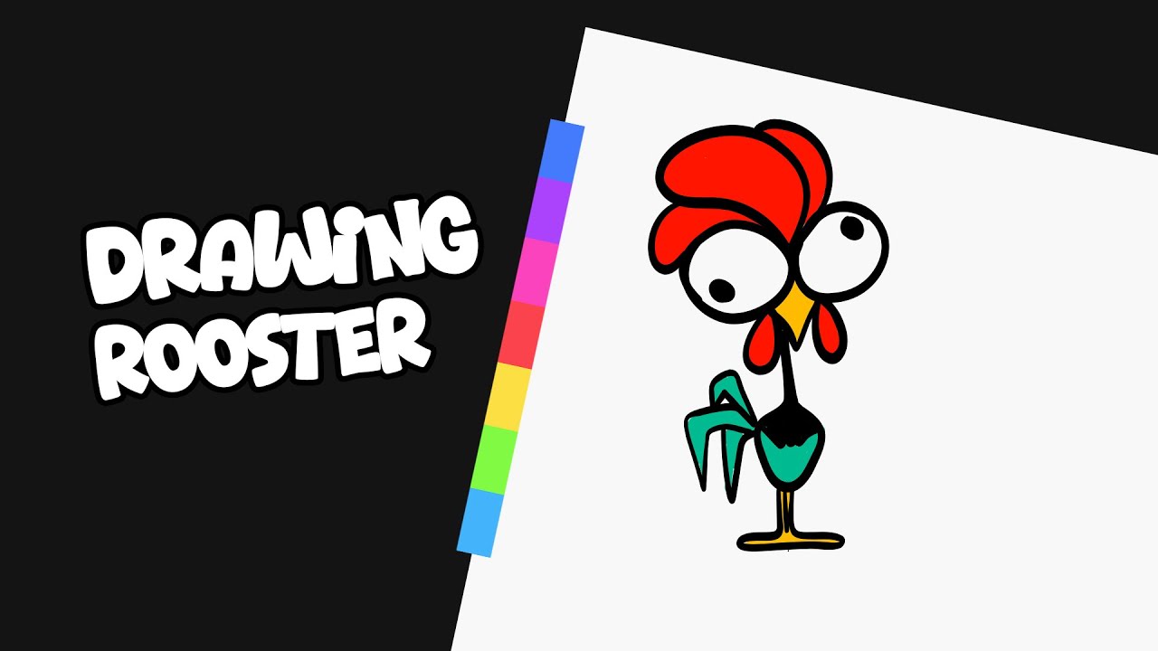 DRAWING A ROOSTER