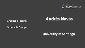 Andrés Navas: On distorsion elements, orderability and regularity
