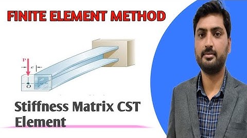 |Finite Element Method| |Stiffness Matrix CST Element| Lecture-14
