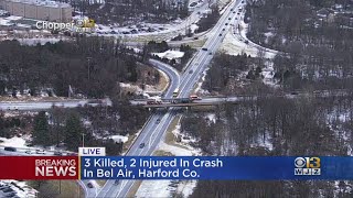 Three Killed In Crash On Bel Air Bypass, 2 Hospitalized