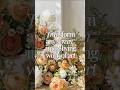 Peach Peonies &amp; Roses Oil Painting | 4K | 8 Hours | Framed Ambient TV Art Screensaver