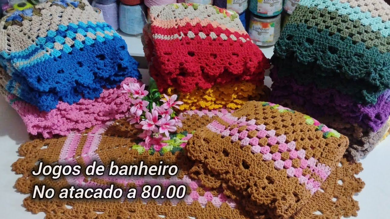 Produção de 8 jogos de banheiro / Dois modelos de jogos de banheiro 