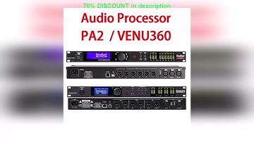 A must-have product! PA2/VENU360 2 Input 6 Output Stage Audio Processor Original Software Pro Audi