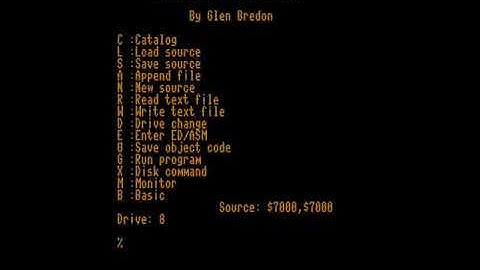 C128 COMMODORE 128 merlin 128 macro assembler UTILITY roger wagner pub 1987v1 10c128