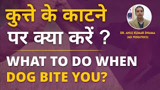 What To Do When Dog Bites You | Animal Bite Treatment In Hindi | कुत्ते के काटने पर क्या करें? screenshot 2