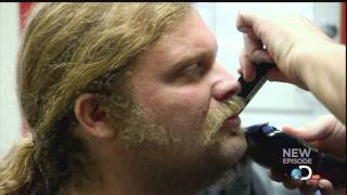 American Chopper Mikey Teutul Shaves! Information