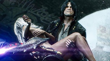 All Dante Reactions To His New Weapons & Abilities - Devil May Cry 4K