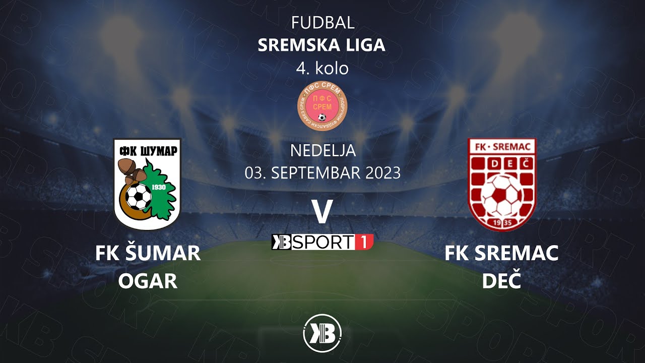 FK Šumar (Ogar) - FK Sremac (Deč) 03.09.2023