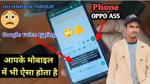 Oppo A5s||How to enable Voice Typing in android phone? || Android me Voice Typing kaise enable kare?