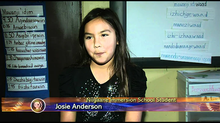 Golden Apple Restoring the Ojibwe Language - Lakeland News at Ten - January 5, 2012.m4v