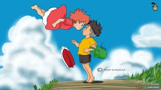 Ponyo On The Cliff By The Sea Full SoundTrack - Best Instrumental Songs Of Ghibli Collection