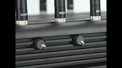 12 antennas desktop signal jammer/isolator block mobile phone ,wifi, gps, RF signals, up to 40m