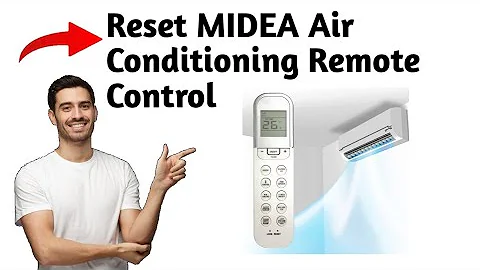 How To Reset MIDEA Air Conditioning Remote Control
