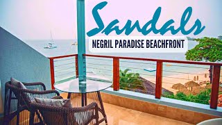 Sandals Negril Paradise Beachfront Walkout Club Level Room | Bedroom Walkthrough