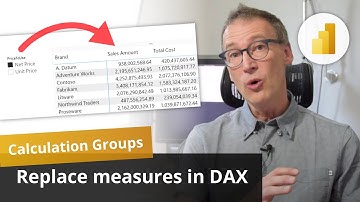 Using calculation groups to selectively replace measures in DAX expressions