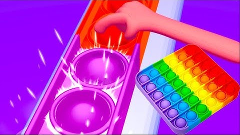 Pop It Run! 🌈   🟢  All Levels Gameplay Android, IOS #5🎮