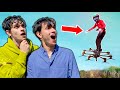 I SURPRISED LUCAS AND MARCUS DOBRE WITH A REAL HOVERBOARD!!