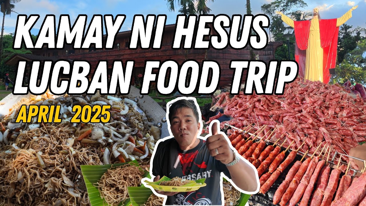 [4K] KAMAY NI HESUS LUCBAN QUEZON STREET FOOD | Must-Try Pancit Habhab Longganisa & Pasalubong Finds